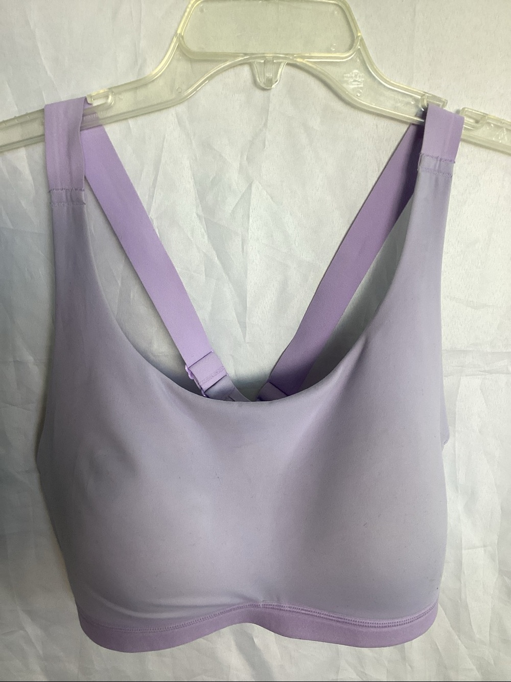 ALO Yoga Lilac Support Cropped Sports Bra - Picture 3 of 6